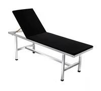 Lettino for Massaggio Largo 60cm, Lettino Estetica con Schienale Regolabile for Centri Estetici, SPA, Studi di Tatuaggi, Portata Fino a 200kg
