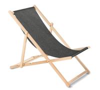 Lettino Greenblue GB183M Nero legno di faggio