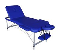 Lettino in Alluminio Pieghevole e Portatile | EUROPA - Blu