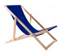 Lettino in Legno di Faggio Woodok Ideale per Spiaggia Balcone Terrazzo