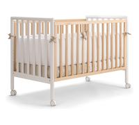 Lettino infanzia FLIPPY evolutivo trasformabile (132,5x72,5x96cm) Bianco e Natu