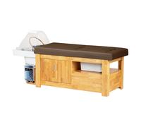 Lettino massaggi con lavatesta e pedicure | Gabbiano Head Spa BALI (marrone)