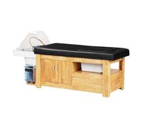 Lettino massaggi per parrucchieri con pedicure | Gabbiano Head Spa BALI (nero)