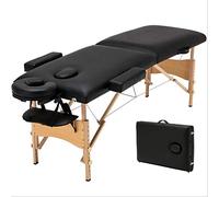Lettino Massaggi Portatile Massaggio Fisioterapia 2 Zone Pieghevole + Borsa, Portata 230 KG