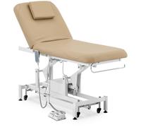 Beige scuro Lettino massaggio elettrico - 2 motori - 200 W - 187 x 70 x 68 - 90 cm - 200 kg - Beige scuro | physa