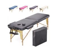 LETTINO MASSAGGIO LETTINI PER MASSAGGI 2 ZONE LEGNO PESO: SOLO 11,7 KG PORTATILE