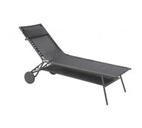 Lettino MIAMI HIGH DUO LaFuma LFM5172 Obsidian