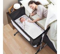 Lettino per bambini, lettino per bambini 2 in 1, lettino per bambini con materasso e zanzariera, lettino per bambini, portata 50 kg, regolazione in altezza (93 x 57 x 71-88 cm) Caratteristiche del pro