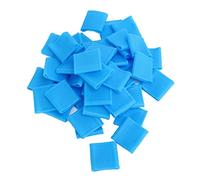 Lettino per dita, manica per dita in silicone sottile 50 pezzi universale per strumenti da gioco (Cielo blu)