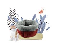 Lettino per gatti Cat caldo morbido igloo con fondo antiscivolo invernale Cat