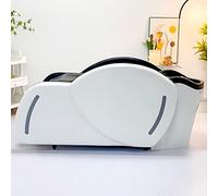 Lettino per shampoo Head Spa Equipment con design curvo bianco e rotondo, include massaggio completo del corpo e ciclo dell'acqua a temperatura controllata per lettino da massaggio