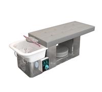 Lettino per trattamenti per capelli da salone, shampoo multifunzionale, fumigazione, circolazione delle acque grigie, terapia per la testa