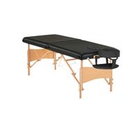 Lettino pieghevole for massaggi di bellezza, lettino portatile for terapia dei tatuaggi con foro for la testa, letto professionale for fumigazione di agopuntura, adatto for salone spa(Black)