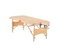 Lettino pieghevole for massaggi di bellezza, lettino portatile for terapia dei tatuaggi con foro for la testa, letto professionale for fumigazione di agopuntura, adatto for salone spa(Beige)