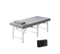 Lettino pieghevole portatile for estetica Lettino pieghevole portatile for salone di bellezza Lettino for massaggi for tatuaggi con foro for la testa Letto for terapia, adatto for salone di bellezza f
