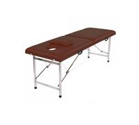 Lettino pieghevole portatile for massaggi estetici, lettino for agopuntura e tatuaggi con foro for la testa, rinforzo a doppia trave, adatto for centri benessere(Color 7,180x70x65cm)