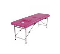 Lettino pieghevole portatile for massaggi estetici, lettino for agopuntura e tatuaggi con foro for la testa, rinforzo a doppia trave, adatto for centri benessere(Color 2,180x70x65cm)