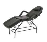 LETTINO POLTRONA FISSA PER ESTETISTA CENTRO ESTETICO MASSAGGI REGOLABILE NERA WEELKO WKE001
