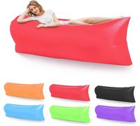 LETTINO POLTRONA GONFIABILE DIVANO AD ARIA DA VIAGGIO MARE SDRAIO CON PACCHETTO