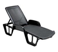 LETTINO POOL IMPILABILE PROGARDEN PP ANTRACITE CM 71X192 H.CM 46