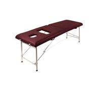 Lettino portatile for massaggi di bellezza con foro sul petto, lettino pieghevole for fumigazione con moxibustione, lettino for tatuaggi terapeutici, adatto for centri benessere(Color 2,180x70x65cm)
