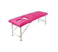 Lettino portatile for massaggi di bellezza con foro sul petto, lettino pieghevole for fumigazione con moxibustione, lettino for tatuaggi terapeutici, adatto for centri benessere(Color 7,180x60x65cm)