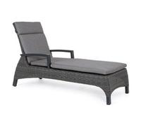Lettino prendisole alluminio BRITTON Antracite 0661853