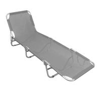 Lettino prendisole pieghevole da mare in alluminio GREY