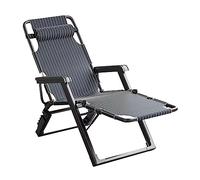 Lettino prendisole pieghevole reclinabile, sedia reclinabile portatile da giardino, regolabile in 5 posizioni, struttura in acciaio, sedia a sdraio da esterno per spiaggia, patio, piscina, p