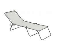 Sdraio Lafuma Mobilier Siesta L bianco grigio scuro