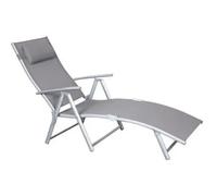 LETTINO SDRAIO PRENDISOLE MARE PISCINA PIEGHEVOLE REGOLABILE 130X62X82 CM(53410)