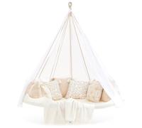 Lettino sospeso Deluxe 1,8m bianco, resistente alle intemperie weiss