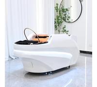 Lettino Spa Immersive Head, Lettino per Shampoo Massaggiante con Luci Led Surround, Look Minimalista E Tecnologico