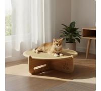 Lettino Tiragraffi in Sisal Confortevole Cuccia Amaca Rialzata Antigraffio