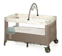Jane Lettino Culla Neonato da Campeggio, Viaggio, Portatile con Materasso 0-3 Anni colore avana Duo Level