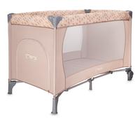 MoMi BELOVE lettino da viaggio per bambini fino a 15 kg, 125x65x78 cm, pieghevole 21x23x80 cm, con materassino, 2 ruote e borsa per il trasporto
