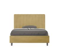 Letto 1 Piazza e Mezzo 120x190 cm con Rete Agueda Ocra