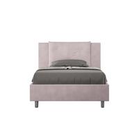 Letto 1 Piazza e Mezzo 120x190 cm con Rete e Contenitore Appia Glicine
