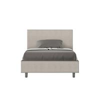 Letto 1 Piazza e Mezzo 120x190 cm Senza Rete Adele Labirinto 01 Bianco