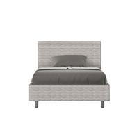 Letto 1 Piazza e Mezzo 120x200 cm Senza Rete Adele Aragona 1 Bianco