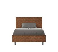 Letto 1 Piazza e Mezzo 120x200 cm Senza Rete Adele Era 04 Arancione