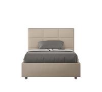 Letto 1 Piazza e Mezzo 120x200 cm Senza Rete Mika Tortora