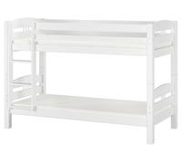 Letto a castello 90x200 per bambini bianco con doghe rigide-materassi 60.10-09WM