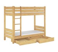 Letto a castello anche PER ADULTI 100x200 materassi e cassettoni 60.16-10T100MS2