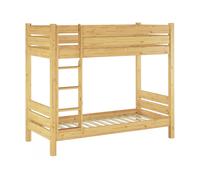 Letto a castello di Pino massello, PER ADULTI 80x200 nicchia da 100cm 60.16-08