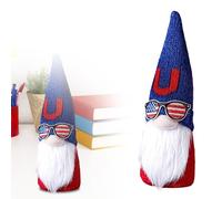 Letto a castello doppio, incantevole gnomi di Tomte fatti a mano con "U", "S" e "A" sui cappelli, perfetto per il 4 luglio o per qualsiasi occasione patriottica!" Passeggino per bambole (C, 23 x 8 x 7