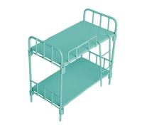 Letto a castello in miniatura in scala 1/12 con scala per case delle bambole Decors robusto design salvaspazio case delle bambole letto a castello