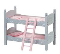 Letto a Castello Legno Mobili Bambole 45 cm Gioco Ruolo Olivia's World TD-0095AG