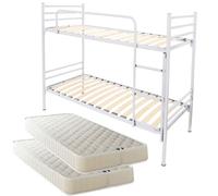 Letto a Castello per Bambini e Adulti 200x80 h150 cm scomp 2 letti vari colori