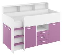 Letto a castello per bambini NEO L, letto con scrivania, lato sinistro